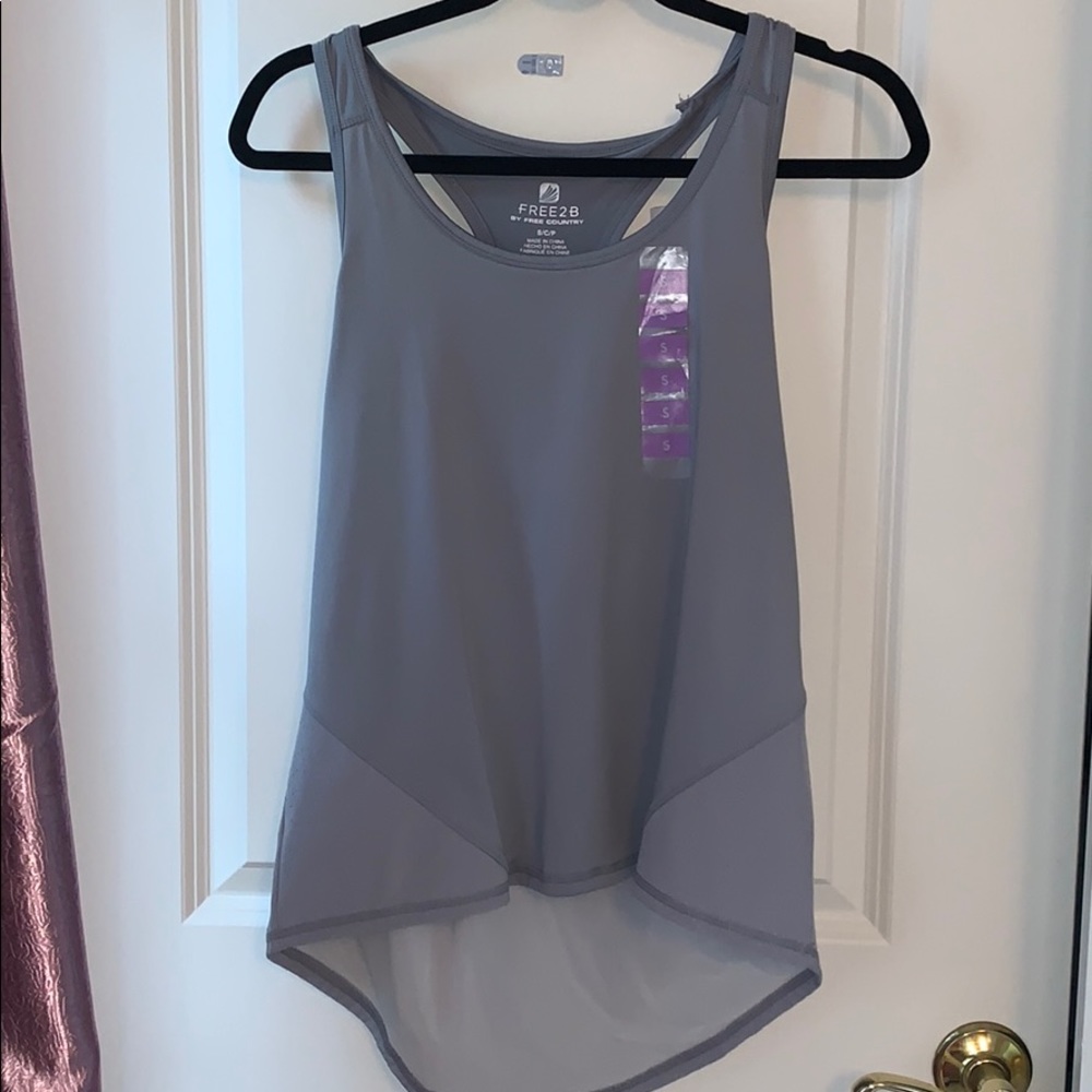 Grey workout tank